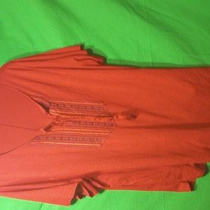 Red and black strike t shirt